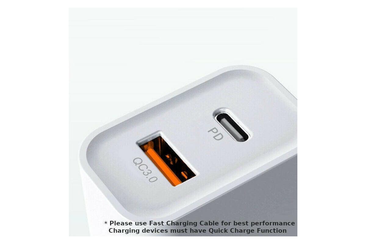 18W QC3.0 + PD Quick Charger Wall Adapter
