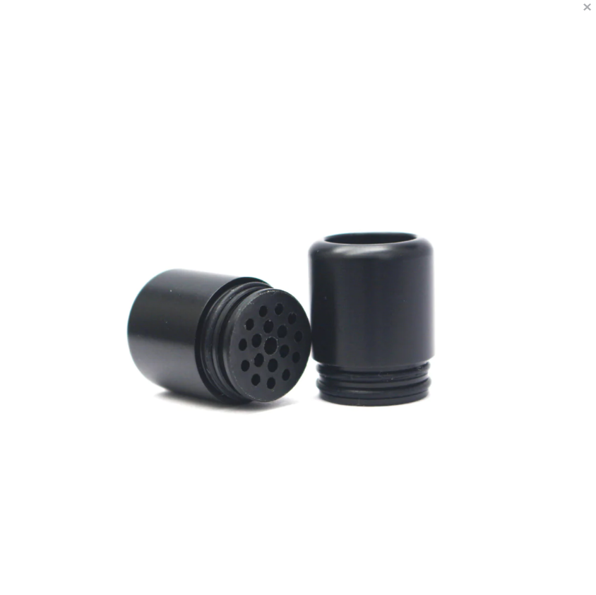 AS803 Black Resin Anti Spit Back 810 Drip Tip Mouthpiece 1pc Pack