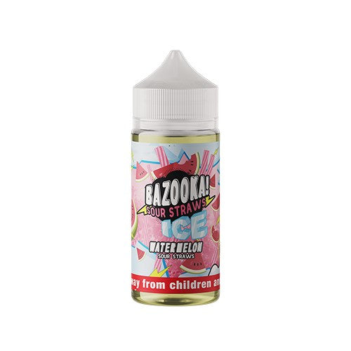Bazooka Sour Straws | ICE | Watermelon Ice 100ml