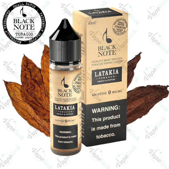Black Note - Latakia (Smokey & Peppery) 60ml
