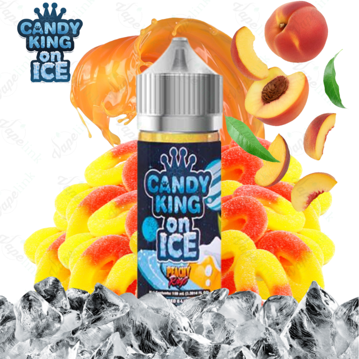 Candy King | ICE | Peachy Rings 100ml
