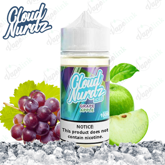 Cloud Nurdz | ICED | Grape Apple ICED 100ml