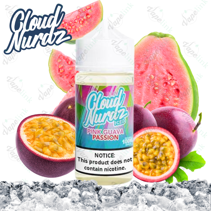Cloud Nurdz | ICED | Pink Guava Passion ICED 100ml