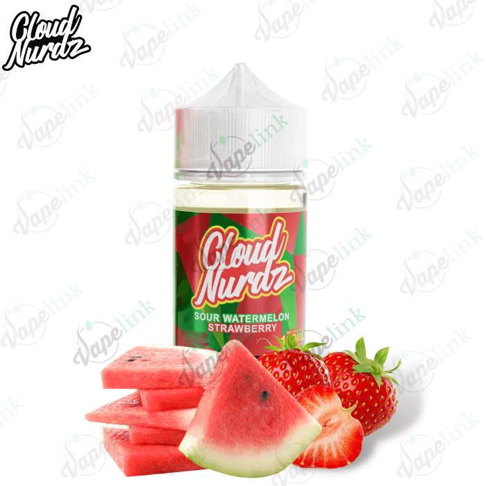 Cloud Nurdz - Sour Watermelon Strawberry 100ml USA