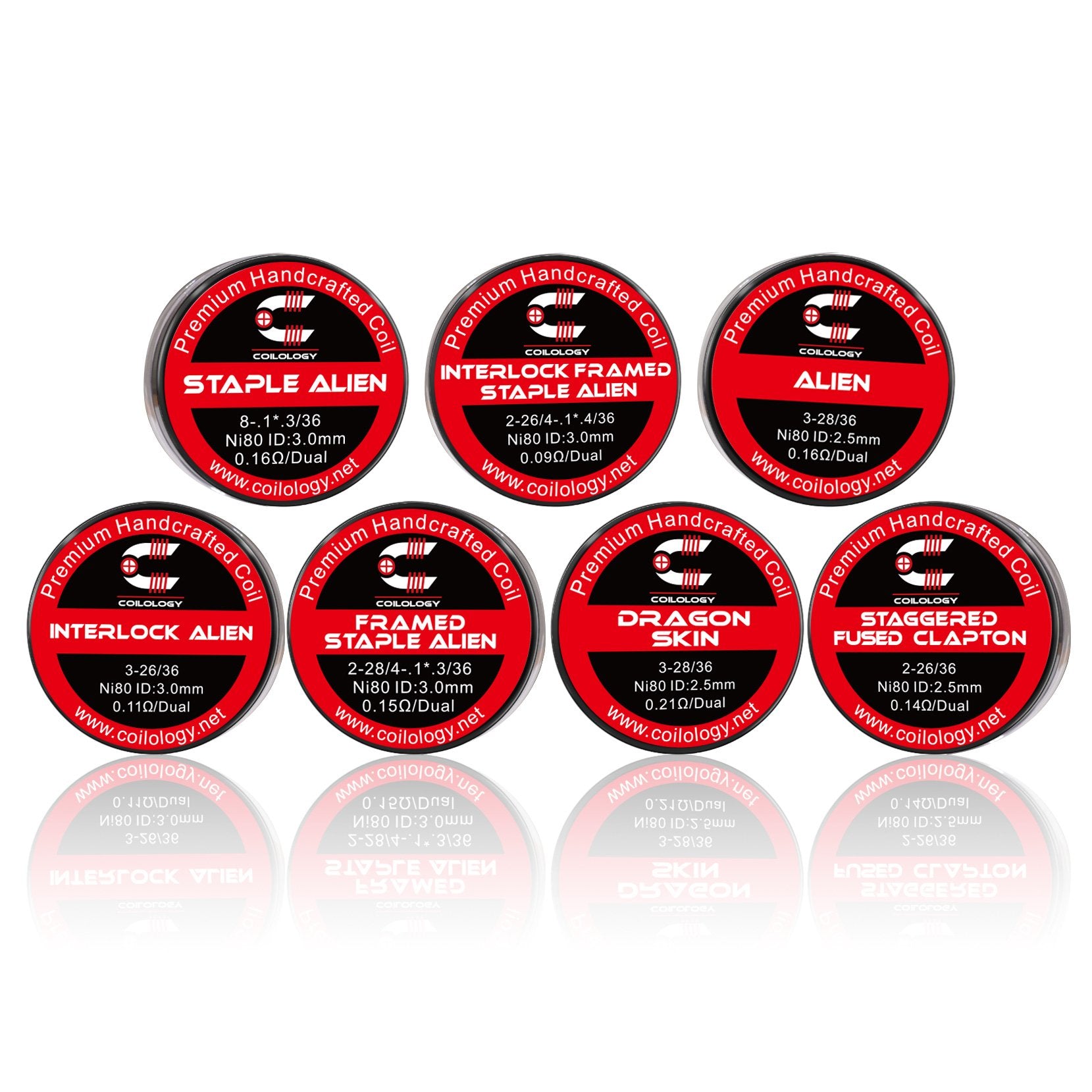 Coilology Handmade Coils 2 piece pack