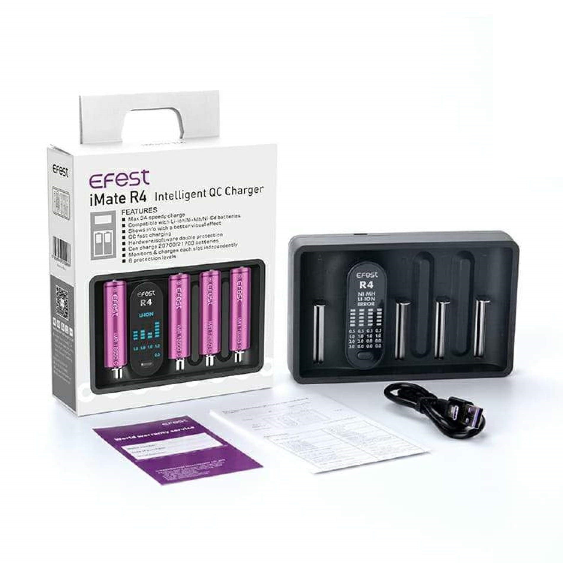 Efest iMate R4 Intelligent QC Charger