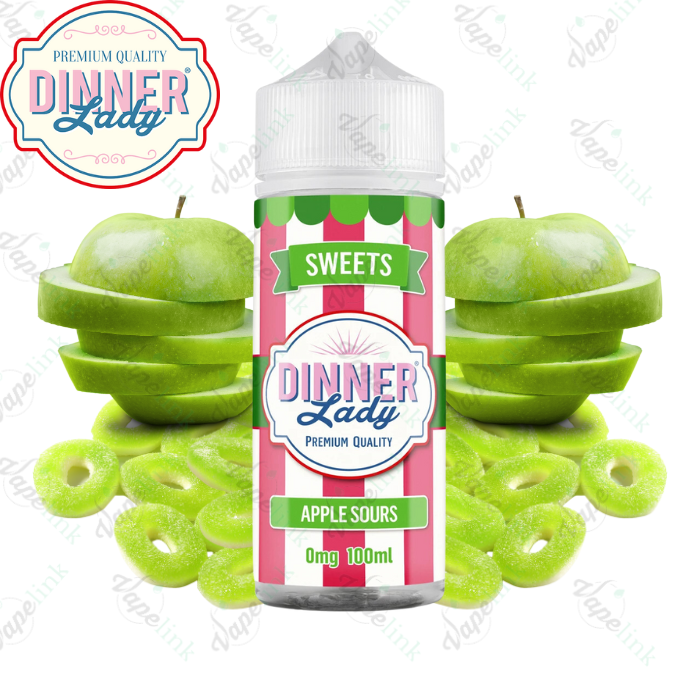 Dinner Lady Sweets | Tuck Shop Range | Apple Sours 100ml