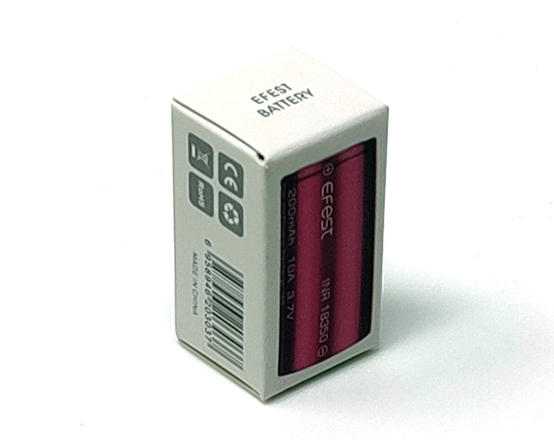 Efest 18350 10A 1200mAH Flat Top Rechargeable Li-lion Battery (1pc/pack)