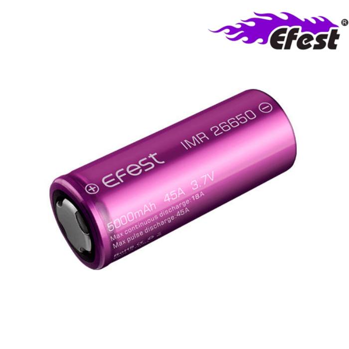 Efest 26650 40A 5000mAH Rechargeable Li-ion Battery (1pc/pack)