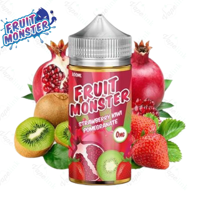 Monster Vape Labs | Fruit Monster | Strawberry Kiwi Pomegranate 100ml