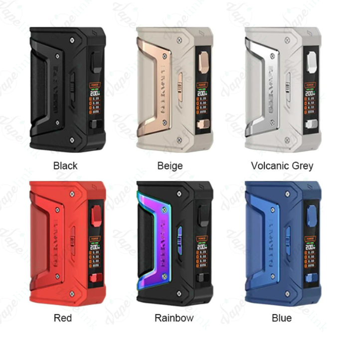 Geekvape L200 (Aegis Legend 2) Classic Box Mod 200W (Dual 21700's  Required)
