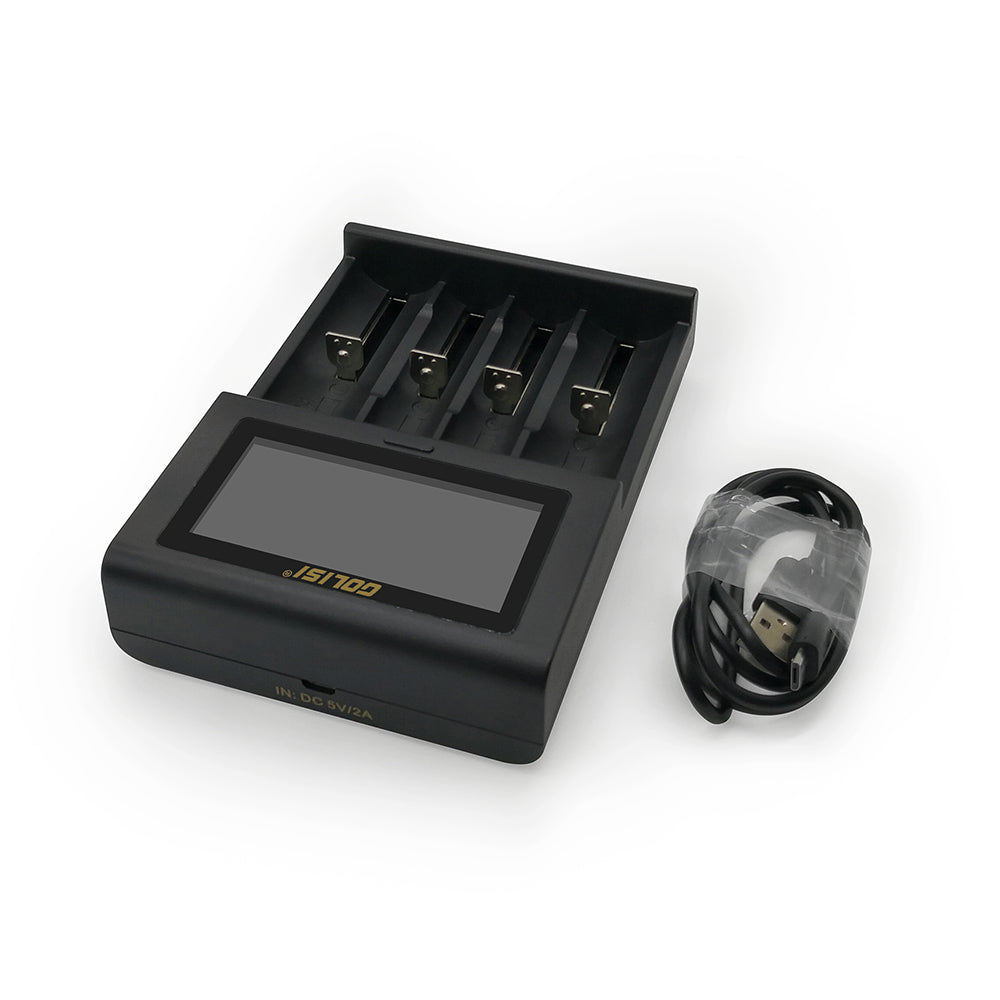 Golisi I4 Smart USB Charger with LCD Screen (4 Bay)