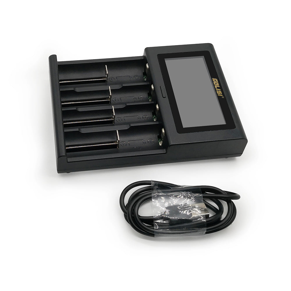 Golisi I4 Smart USB Charger with LCD Screen (4 Bay)