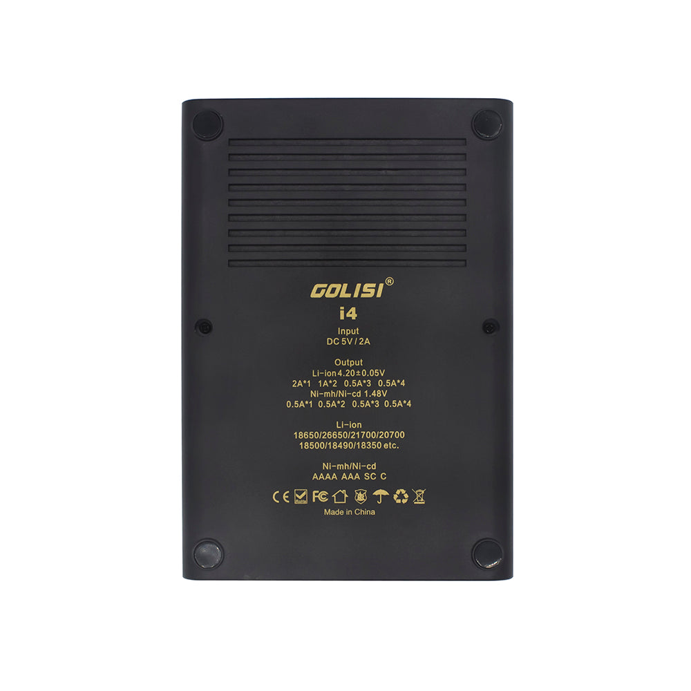 Golisi I4 Smart USB Charger with LCD Screen (4 Bay)