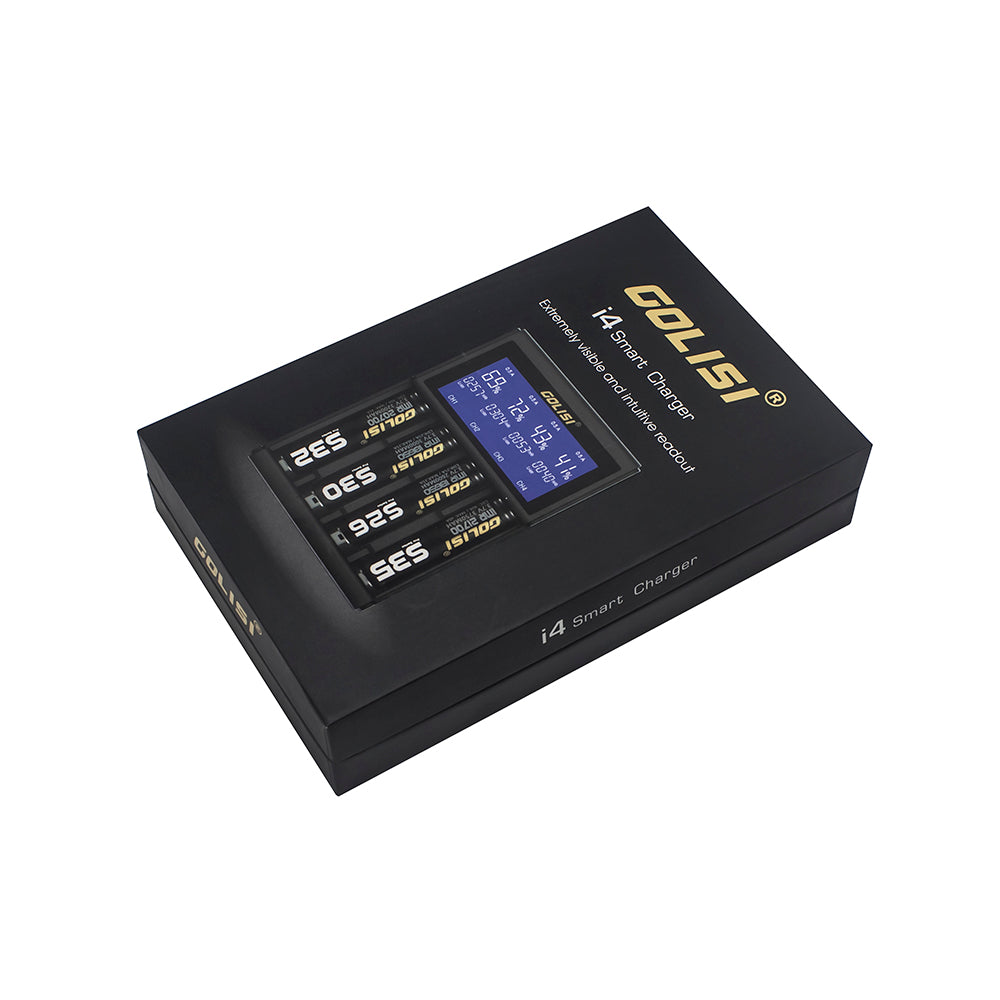 Golisi I4 Smart USB Charger with LCD Screen (4 Bay)