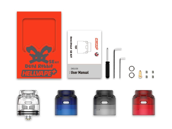 Hellvape Dead Rabbit SE RDA or RDA Kit 4 colors