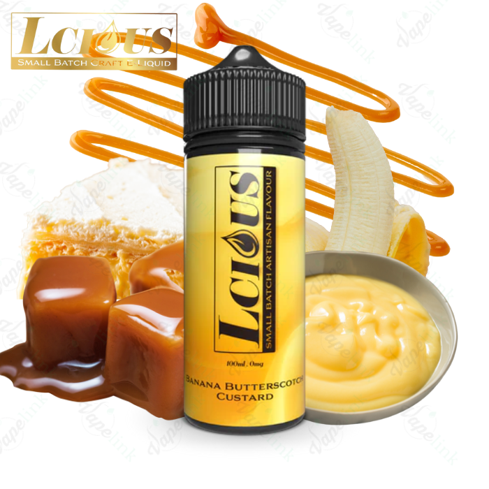 Lcious - Banana Butterscotch Custard 100ml