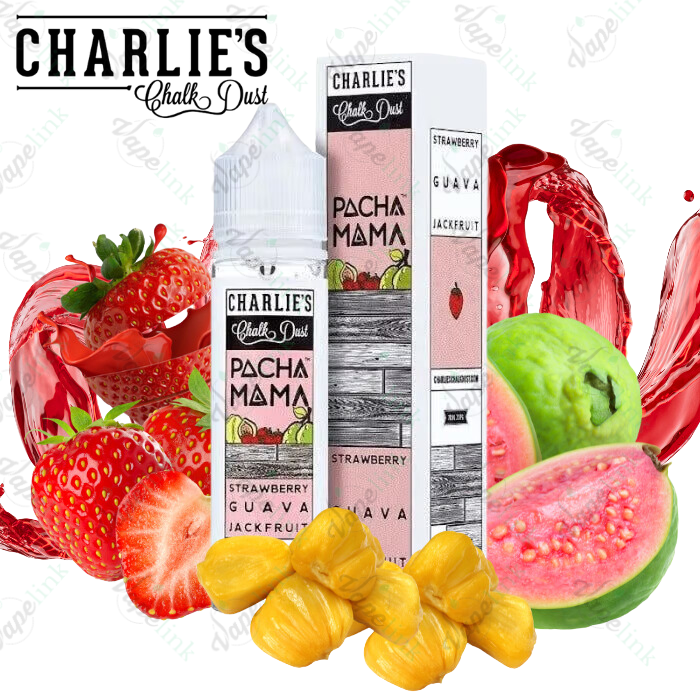 Charlie's Chalk Dust | Pacha Mama | Strawberry Guava Jack Fruit 60ml