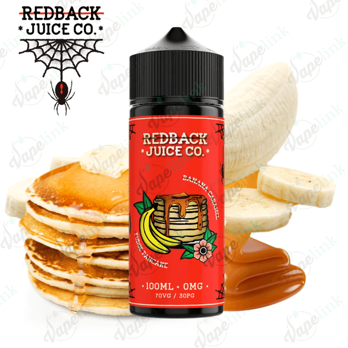 Redback Juice Co. | DESSERTS | Banana Caramel Fudge Pancake 100ml