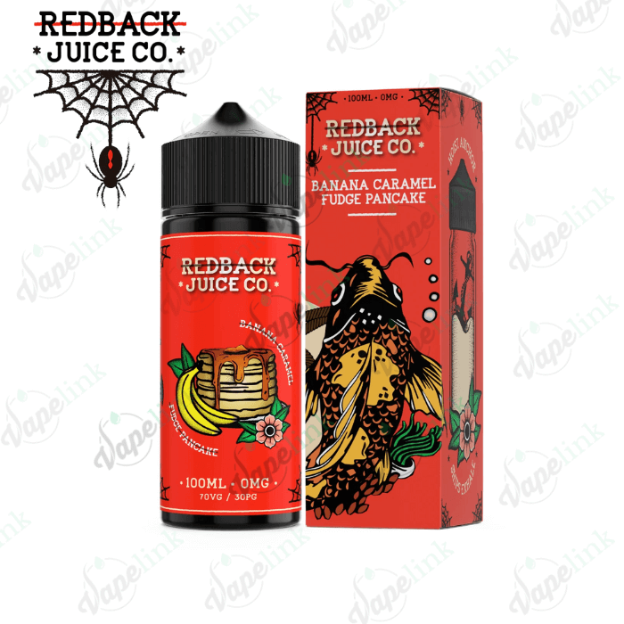 Redback Juice Co. | DESSERTS | Banana Caramel Fudge Pancake 100ml