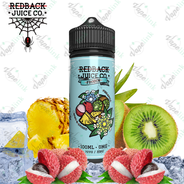 Redback Juice Co. | Frozen | Pineapple, Lychee & Kiwi 100ml