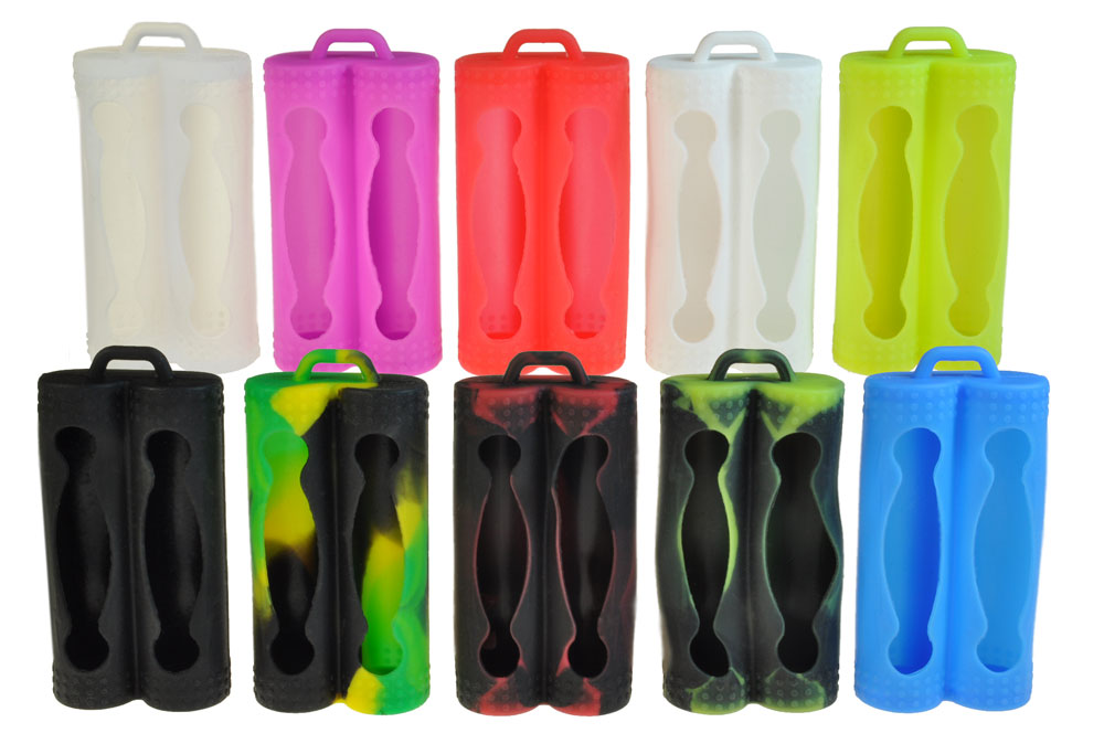 Silicone Case for Dual 18650 Batteries