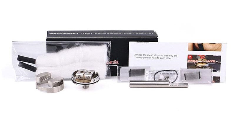 Steam Crave Aromamizer Titan RDTA/ Titan V2 RDTA Dual Mesh Deck