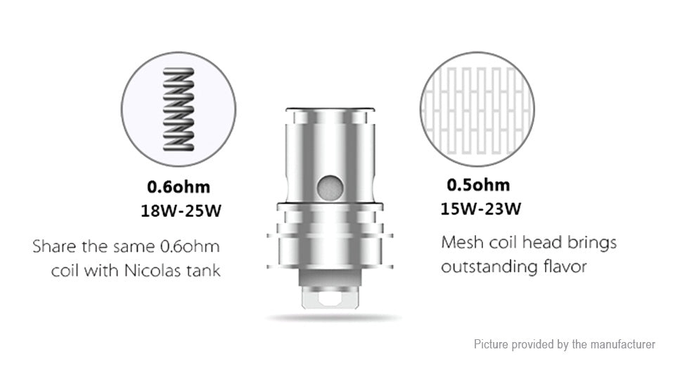 Vapefly Nicolas V1 & Nicolas V2 Coils (5pcs/pack)