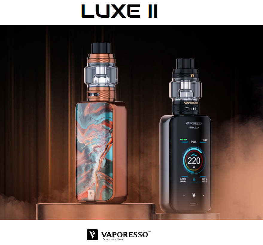 Vaporesso Luxe II 220W Touch Screen Kit with 8ml NRG-S Tank (Luxe 2)