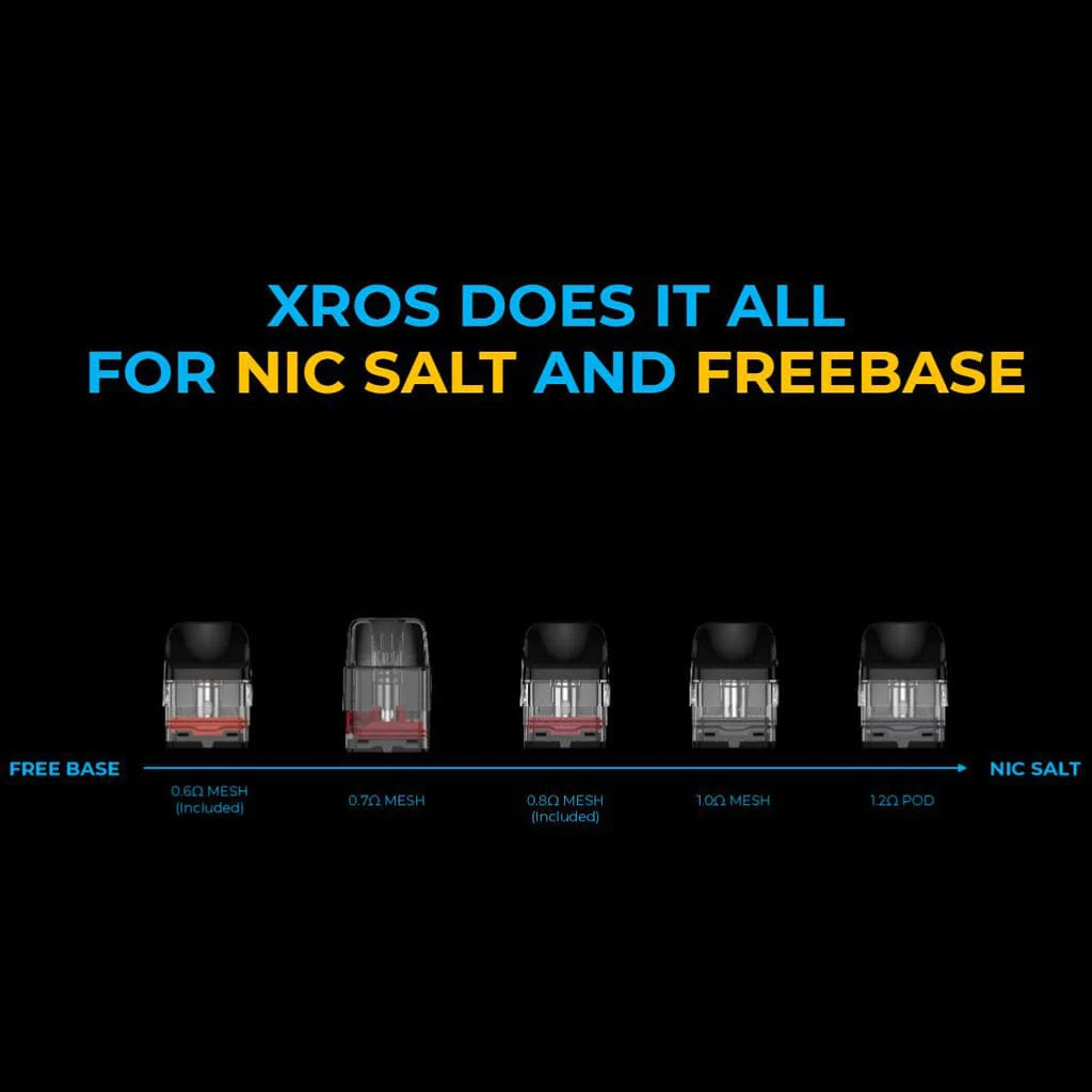 Vaporesso XROS Pod Cartridges 2ml/3ml 4-Pack