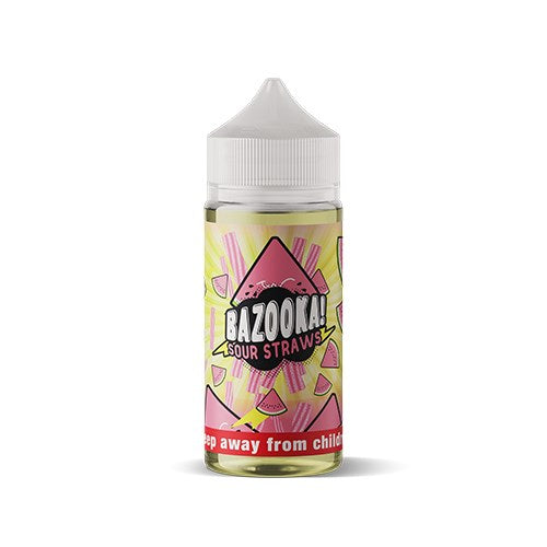 Bazooka Sour Straws - Watermelon 100ml