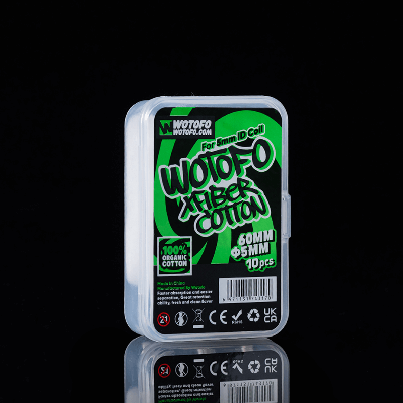 Wotofo XFiber Cotton for 5mm ID Coil (10pcs/pack)